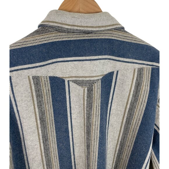 Wrangler X-Long Tails Men's Shirt Pearl Snap Long Sleeve 17 1/2 x 35 Heavy - Picture 6 of 9